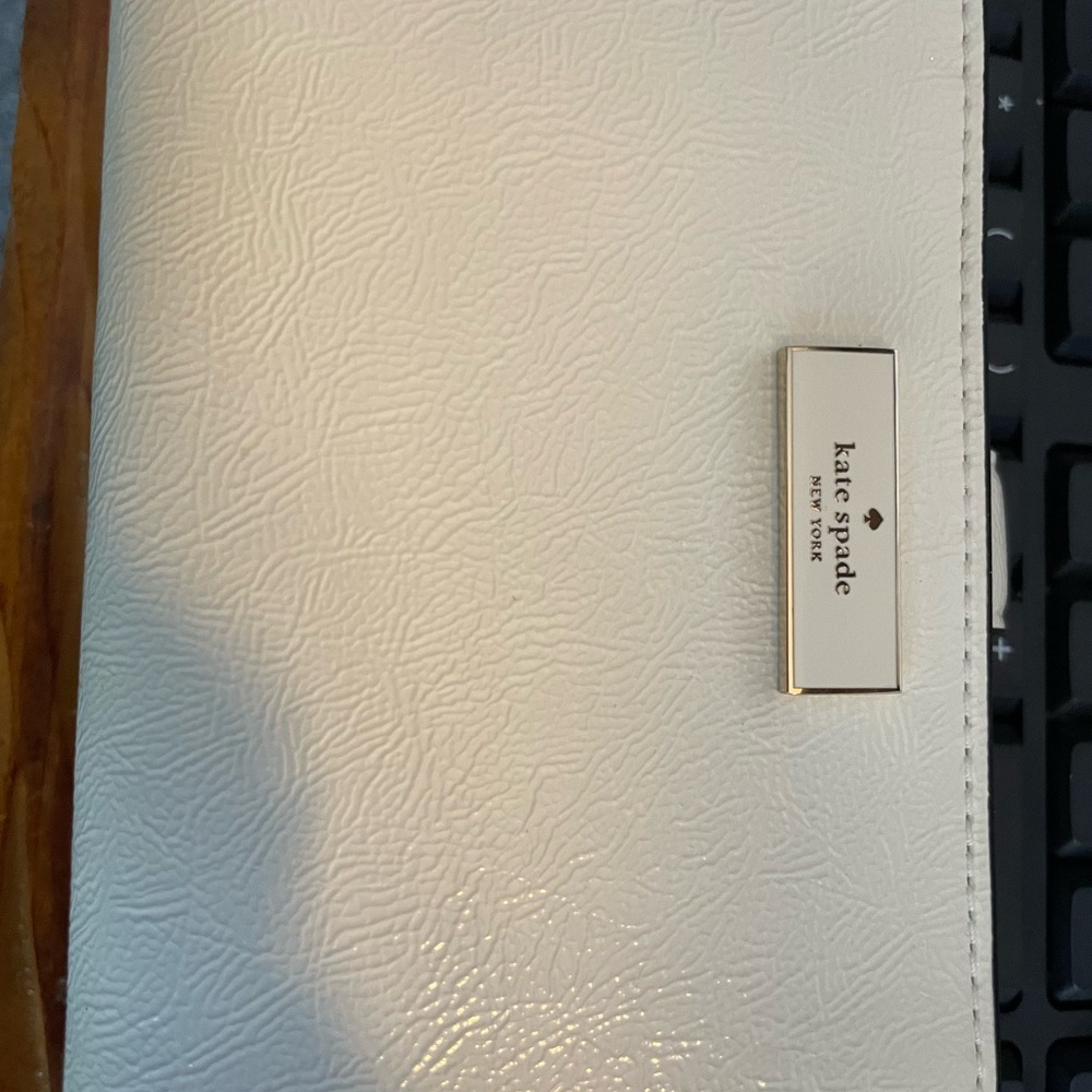 Kate Spade Cream Textured Wallet